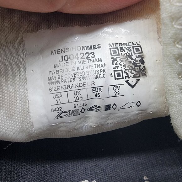 Merrell MTL MQM Mens 11 White Shoes Running Trail Hiking Sneakers Vibram J004223 - Picture 7 of 13